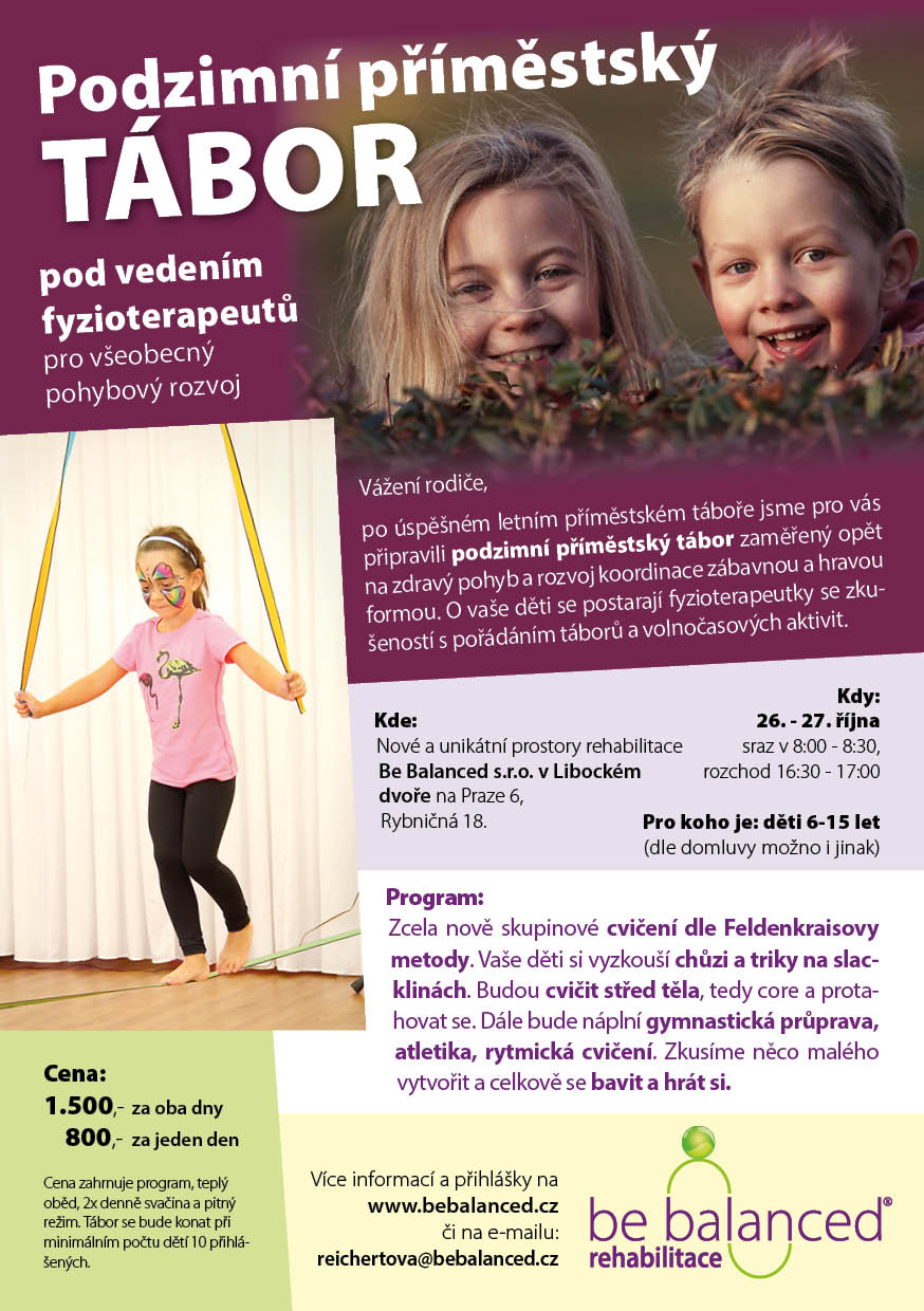 Podzimní příměstský tábor s fyzioterapeuty